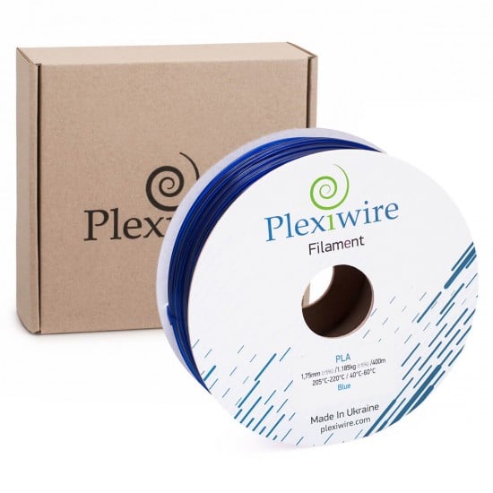 PLA plastic Plexiwire for 3D printer 1.75 mm blue (300 m / 0.9 kg) PLA plastic Plexiwire for 3D printer 1.75 mm blue (300 m / 0.9 kg)