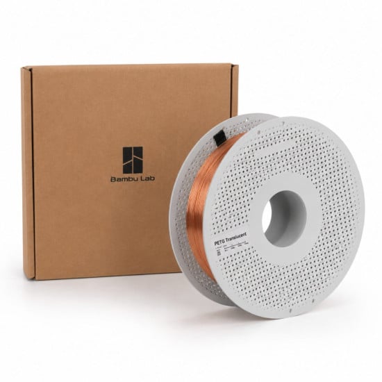 PETG Filament Bambu Lab Transluzent Braun 1.75 mm 1 kg
