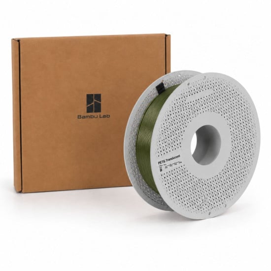PETG Filament Bambu Lab Półprzezroczysty Oliwkowy 1.75 mm 1 kg