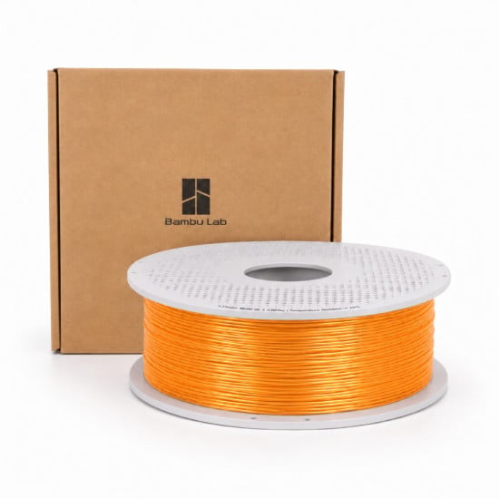 PETG Filament Bambu Lab Translucent Orange 1.75 mm 1 kg