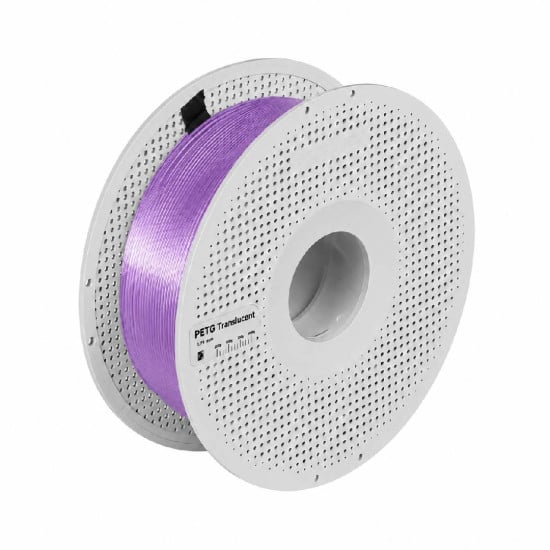 PETG Filament Bambu Lab Translucent Purple 1.75 mm 1 kg