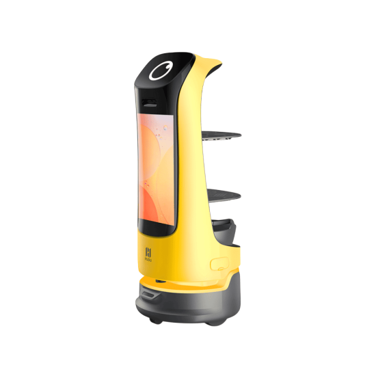 Service robot PUDU KettyBot for delivery and advertising