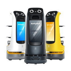 Robot usługowy PUDU KettyBot Pro do dostawy i reklamy