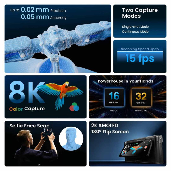 3D scanner Revopoint MIRACO Pro