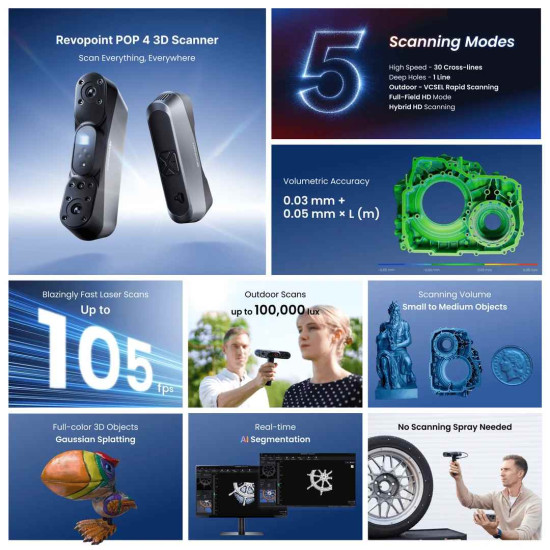 3D-Scanner Revopoint POP 4 Standard Edition