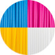 EASY PLA CMYK filament Fiberlogy 1.75 mm 4 x 0.5 kg