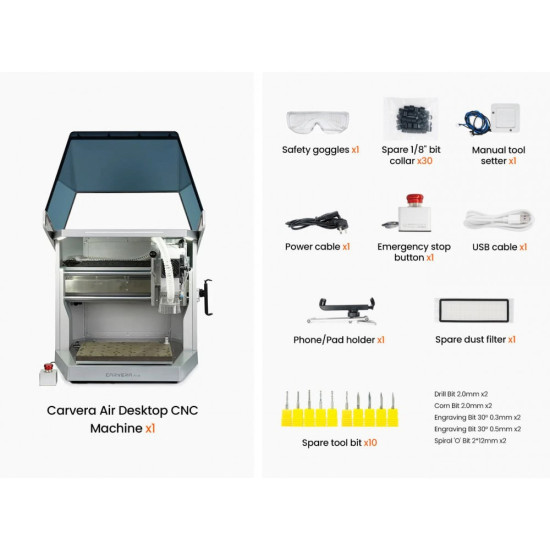 Настільний верстат Carvera Air Desktop CNC Machine