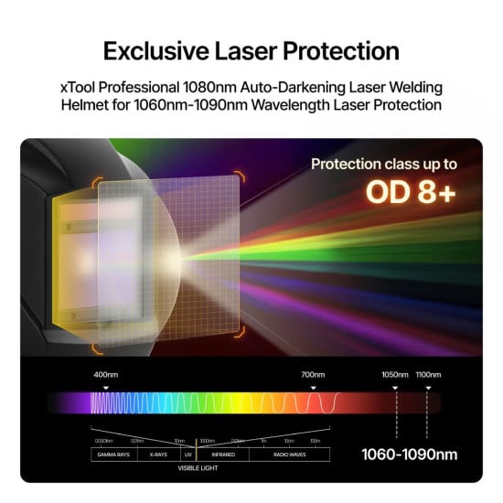 xTool Automatisch Abdunkelnder Laserschweißhelm
