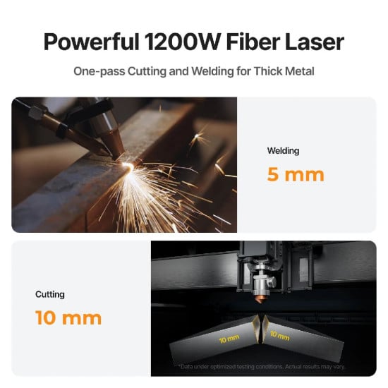 xTool MetalFab Laser Welder and CNC Cutter 1200W Safety Pro Bundle