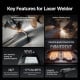 xTool MetalFab Laser Welder and CNC Cutter 1200W Safety Pro Bundle