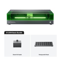 xTool S1 20W Dark Basic - Grawerka i wycinarka laserowa  z zamkniętą obudową