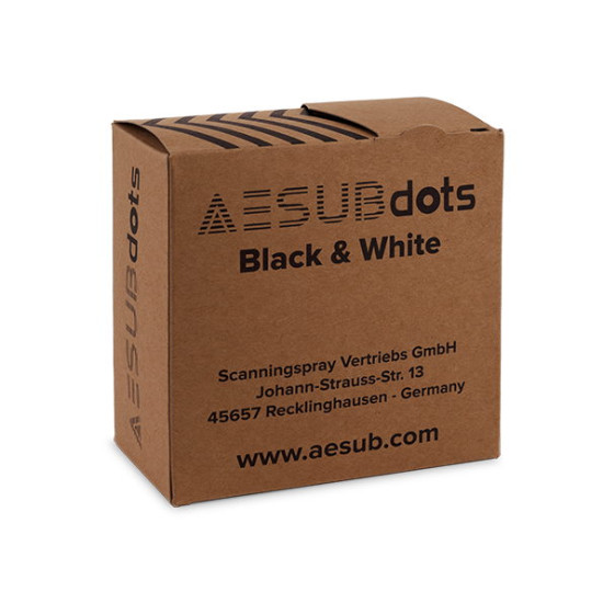 3D Scanner Tags AESUBdots Black-White