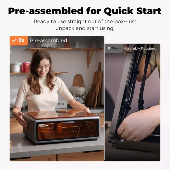 Закритий лазерний гравер Creality Falcon A1