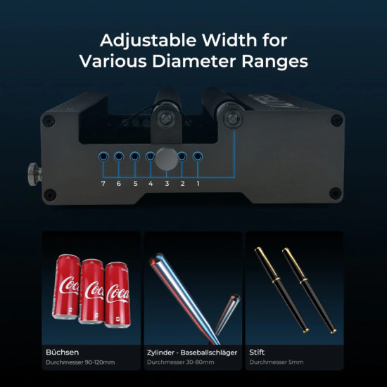 Ротаційний валик Creality для лазерного гравірувального верстата