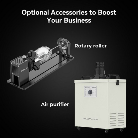 Закритий лазерний гравер Creality Falcon2 Pro 60W