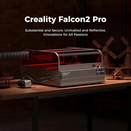 Закритий лазерний гравер Creality Falcon 2 Pro 40W