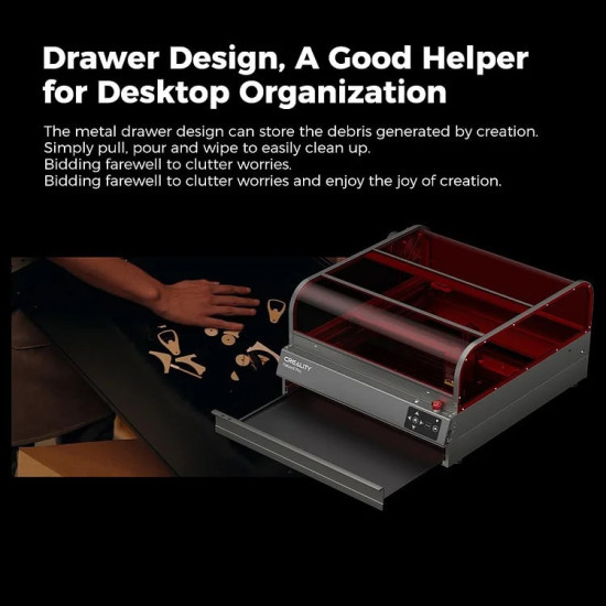 Закритий лазерний гравер Creality Falcon 2 Pro 40W