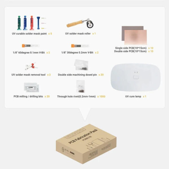 Набір для виготовлення друкованих плат Carvera PCB Fabrication Pack