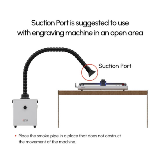 Очищувач диму Ortur 1.0 для лазерних граверів