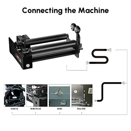 Ortur YRR 3.0 Ротаційний валик для циліндричного гравіювання