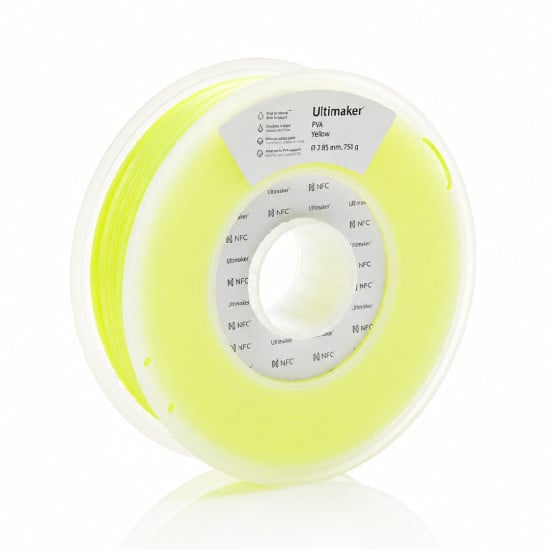 UltiMaker PETG filament 2.85 mm / 0.75 kg Yellow Fluorescent