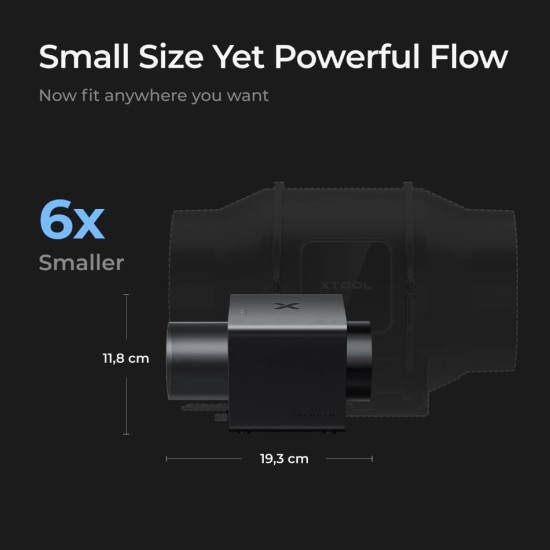 xTool Duct Fan IF2 2.0 – Канальний вентилятор xTool IF2 2.0