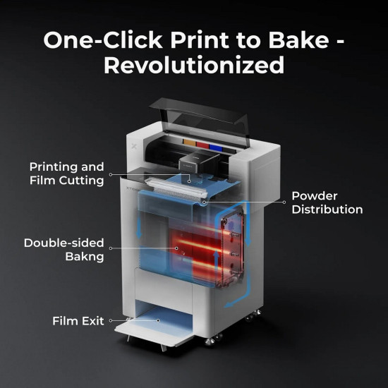 xTool OS1 automatic oven with shaker for DTF printing