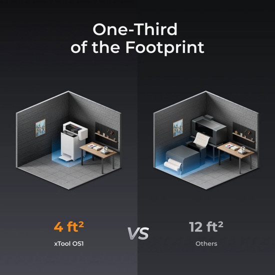 xTool OS1 automatic oven with shaker for DTF printing