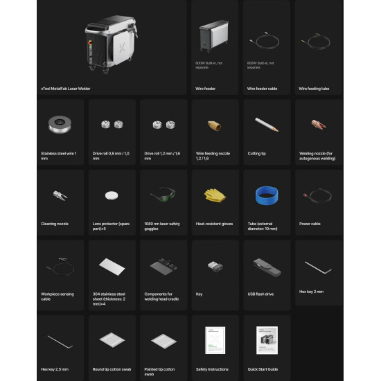 xTool MetalFab - лазерний зварювальний апарат та різак з ЧПУ 1200W
