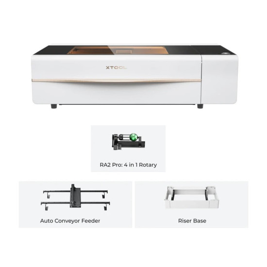 xTool P2S - Універсальний настільний CO2 лазерний гравер і різак