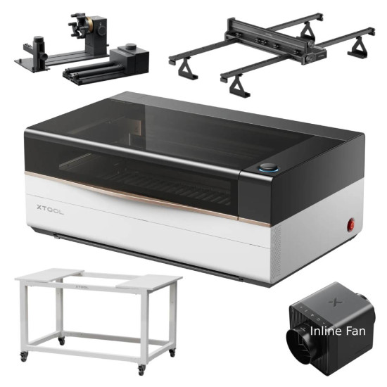 xTool P3 80W - Лазерний Гравер і Різак CO2 | Versatile Bundle
