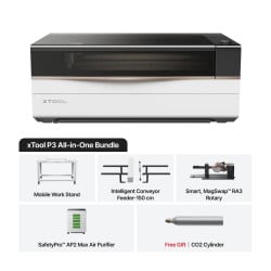 xTool P3 80W - Grawerka Laserowa i Wycinarka CO2 | All-in-One Bundle