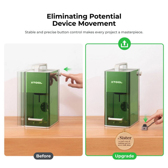 Кнопка керування для граверів xTool F1