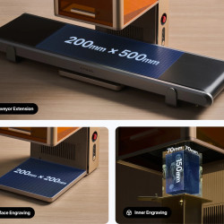 Лазерний Гравер xTool F2 Ultra UV + Auto Streamline Conveyor