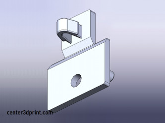 3D моделювання маленької шестерні та кріплення
