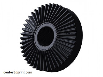 3D моделювання ціна в Польщі. 3D модель шліцьової шестерні