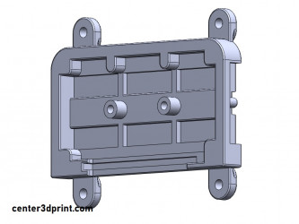 3D модель фіксатора в C3D