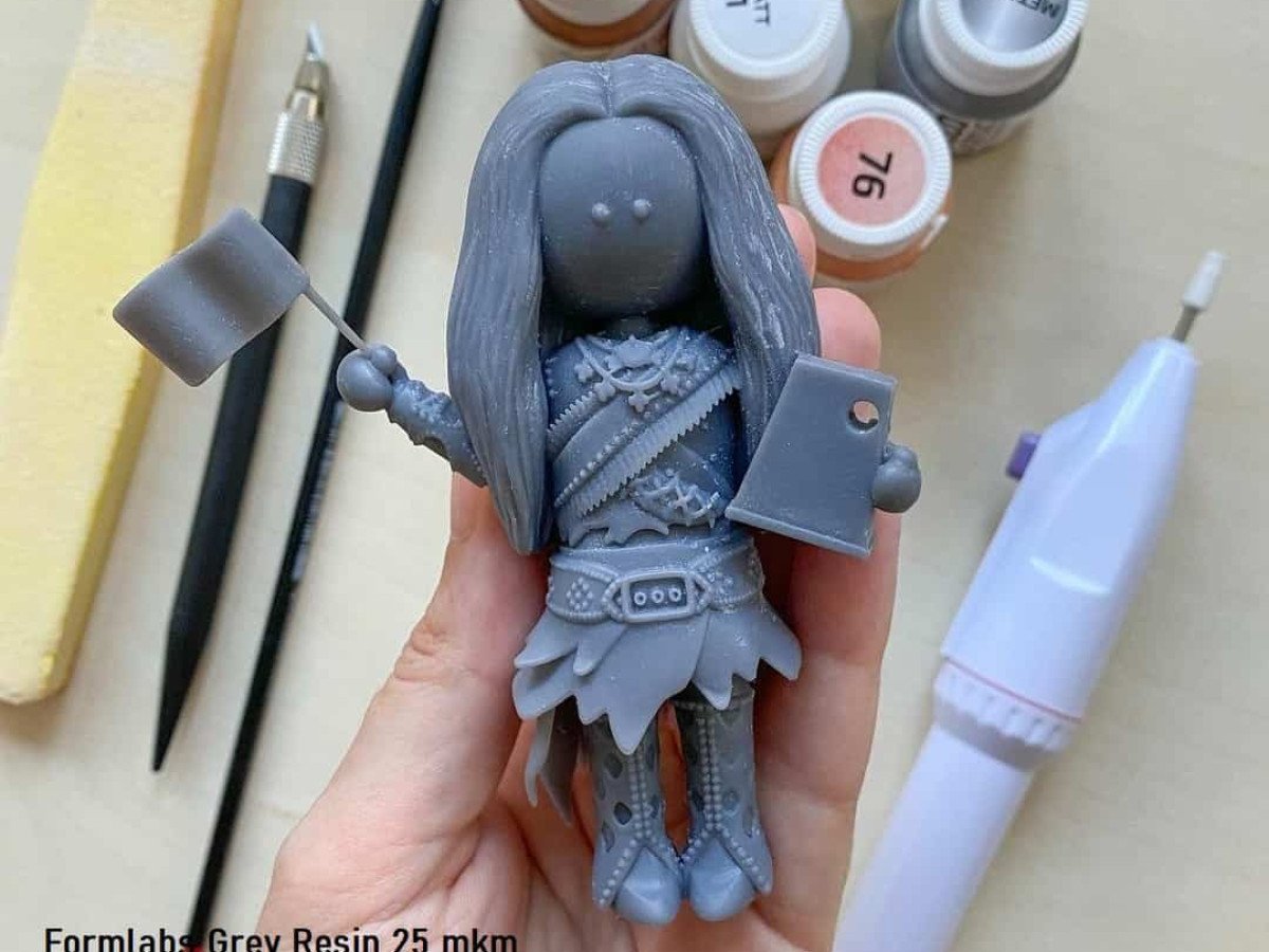 3D-печать Formlabs SLA для Karina_Yasinova в проекте Eurovision Winners Dolls