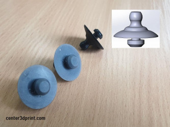 3D-моделювання та 3D-друк SLA кліпси Ford за допомогою Formlabs Tough 2000 Resin