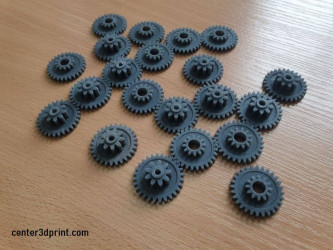 3D-друк шестерень на 3D-принтері SLA Formlabs Tough 2000 Resin