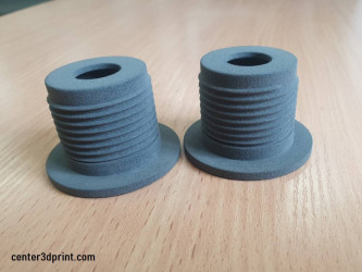 Деталь з різьбою, друк SLS на принтері Formlabs Fuse 1