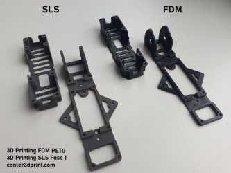3D-друк FDM PETG проти 3D-друку SLS Formlabs Fuse1