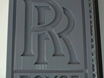 Штамп для тиснення з логотипом Rolls-Royce, 3D-друк Formlabs Tough 2000 Resin V1.1