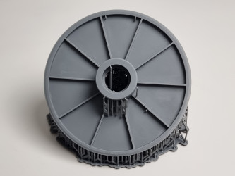 SLA 3D printing of a precise industrial part from Tough 2000 resin, Formlabs Form 4L