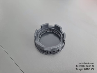 3D-друк кулачкової муфти та зубчастої втулки на Formlabs Form 4L матеріалом Tough 2000 V2
