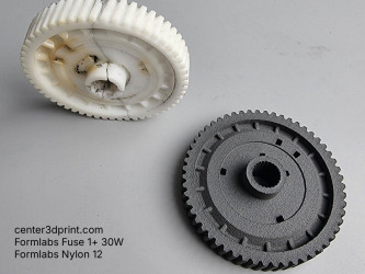Copying a broken part, SLS 3D printing from Nylon 12, Formlabs Fuse 1+