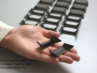 SLS 3D printing of ventilation covers from Nylon 12, Formlabs Fuse 1+
