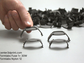 SLS 3D printing of precise protective covers from Nylon 12, Formlabs Fuse 1+