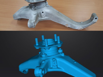 3D-сканирование рабочей части Tesla