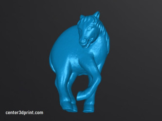 3D сканування статуетки коня